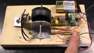 motore elettromagnetico con sensore di hall