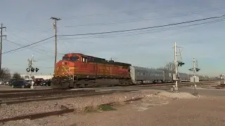 BNSF OFFICE CAR SPECIAL WITH 19 CARS // Trinity Rail Productions