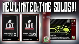 NEW LIMITED TIME ONLY SOLO CHALLENGES IN MUT 17!! SUPER BOWL SOLO!!!!