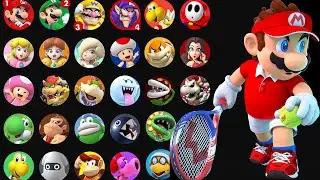 Who Wins? Mario Vs. Wario | Mario Tennis Aces Games ( Hardest Mode )