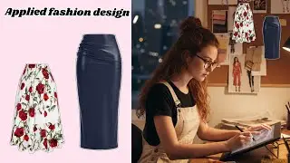 👗Анализ прикладного арабского дизайна: юбки с узором, расширяющиеся книзу, и юбки-карандаш с объе...
