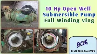 10 Hp Open Well Submersible Pump Texmo Taro #Full #Winding #Vlog #My #Channal #Support #Pradeep 