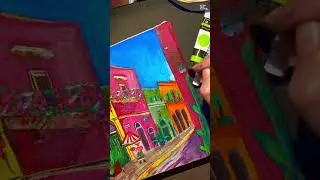 #easyacrylicart #art #acrylicscenery #acrylicpainting #arttutorial painting #paintingtutorial