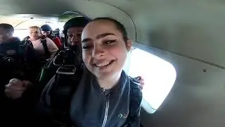 Tandem Skydiving! Adagia from Buford, GA at Skydive Georgia!