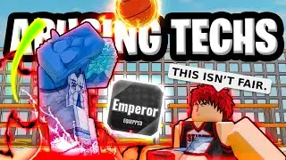 I DOMINATE with cheesy EMPEROR TECHS in ROBLOX Basketball Zero...