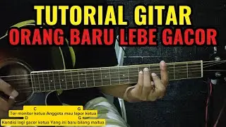 (Tutorial Gitar) Orang Baru Lebe Gacor (Tor Monitor Ketua) &ndash; Eko Show | Genjrengan Reggae & SKA