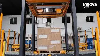 Innova Automatic Horizontal Strapping System with Edge Protector Applicator