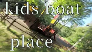 #fpvfreestyle : kids boat place - фпв дрон в кронах деревьев вытворяет / Москва ЗАО /плавные полёты