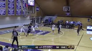 Men's Basketball: Amherst vs. NVU-Johnson Highlights (11/28/22)