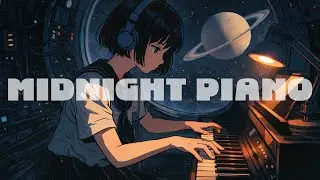 Midnight Piano LoFi 🎹 Calm Beats for Focus & Deep Work | Quiet Orbit Loops