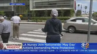 Nurses Hold May Day Rallies Over PPE Shortages
