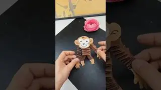 paper monkey making
