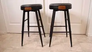VASAGLE Echo Collection Bar Stools Set of 2 Review | Kitchen Counter Stools, 24.8-Inch Tall