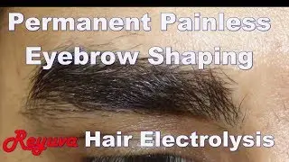 Permanent painless Eyebrow shaping man