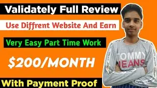 Validately Full Review with payment Proof ||Test Website to earn money || Digital Jankar