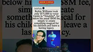 Robin Williams (InfoPulse) | #information#ytshorts#soccer#mindset#viralvideo#viral#trending#ai#usa