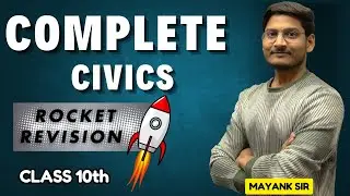 Complete Civics | Class 10 Social Science | Rocket Revision | One Shot | CBSE | NCERT