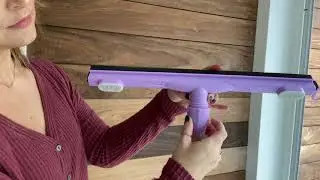 Anoda Floor Squeegee Broom with 59 Inch Telescoping Aluminum Handle