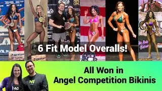The Winning Look: 6 NPC Fit Model Overalls with Angel Competition Bikinis