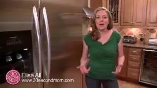 30Second Mom Video: Elisa All Shares How to Create a Healthy Kid Snack Drawer