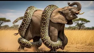 GIANT PYTHON vs. BABY ELEPHANT! 🐘 Team Races Against Time for Daring Jungle Rescue.