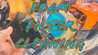 MAXFLOW cleaning foam air filters chainsaws