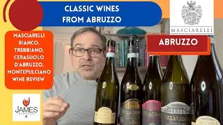 Masciarelli Bianco, Trebbiano, Cerasuolo d'Abruzzo, Montepulciano Wine Review #abruzzo #winereview