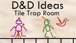 Tile Trap Room | D&D Ideas