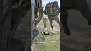 Неудачный прыжок с парашютом для военных! 😱