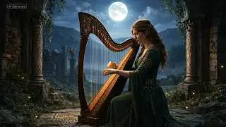 Peaceful Celtic Harp & Flute | Gentle Focus Music for Studying (Instrumental Mix)