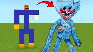 How To Spawn HUGGY WUGGY Poppy Playtime Chapter 5 Mod Addon in MINECRAFT