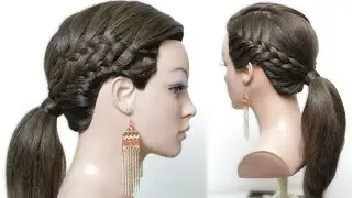 Elegant Braided Ponytail For Long Hair Step By Step