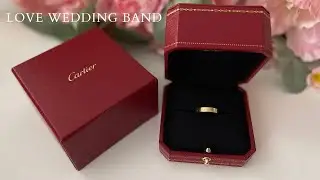 CARTIER LOVE WEDDING BAND UNBOXING | First Impressions + Online Ordering Experience