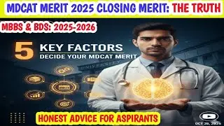Заключительный этап MDCAT 2025? | Ожидаемые совокупные показатели MBBS и BDS за 2025&ndash;2026 годы | ...