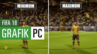 PES 2018: PC Min vs. Max - Graphics comparison / Grafikvergleich