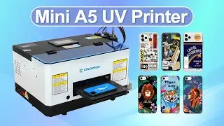 Colorsun 2022 New Fully&nbsp;Automatic&nbsp;Mini&nbsp;A5 UV&nbsp;Printer Small size and easy to carry for phone&nbsp;case