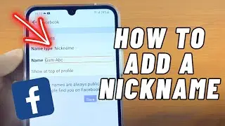 How to ADD NICKNAME on Facebook (2023) | Full Guide