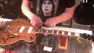 How to restring a Bigsby unit without the headaches! Tips! - Gretsch G2623TG-P90 Streamliner