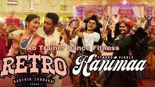 RETRO | Kanimaa | Dandiya celebration | Surya Song | Zumba dance Females | Ab Trainer | PURPLE |