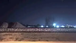 NS 171 with NS/BNSF ace duo with THB Dash 9 heading for rebuild trailing