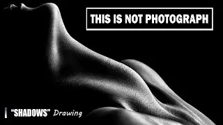 The most HYPER - REALISTIC drawing ever drawn by me ( Nude Art ) || By #ArtistSourav
