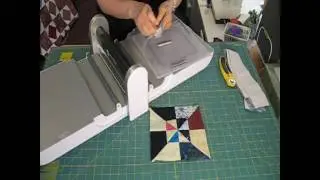 2010-04 Layered Pinwheel Quilt Block using Accuquilt GO cutter