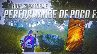 POCO F1 HDR + EXTREME HANDCAME GAMEPLAY IN 2024 | POCO F1 60 FPS | BGMI GAMEPLAY CUSTOM ROM