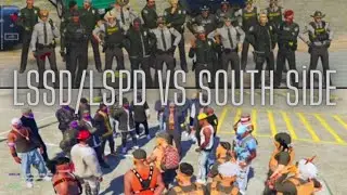 LSSD/LSPD VS SOUTH SIDE #mdrp