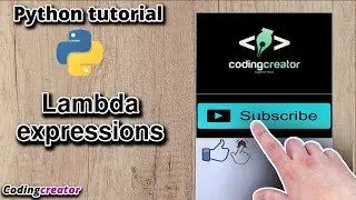 #23 Lambda expression map and filters (Lecture-23) | Codingcreator | Python tutorial for beginners