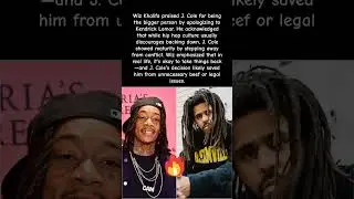 Wiz Khalifa Says J. Cole Outsmarted Everyone with His Apology to Kendrick! #wizkhalifa #jcole #kdot
