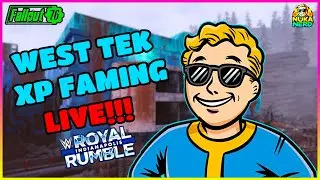 ☣️Live Fallout 76: West Tek XP Farm + WWE Royal Rumble 2025 Watch Party! #fallout76 #wwe #goodvibes