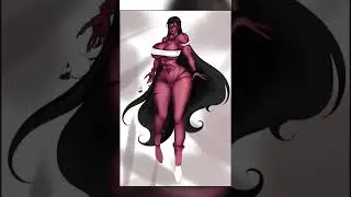 Red orc warrior art process Timelapse #art #commission #digitalart #fantasy #originalcharacter