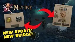 Обновление 0.47.0! Остров Черепа! Новый мост на НОВЫЕ острова? | Mutiny Pirate Survival Gameplay, эпизод 89