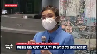 Rappler&rsquo;s Ressa pleads not guilty to tax evasion case before Pasig RTC